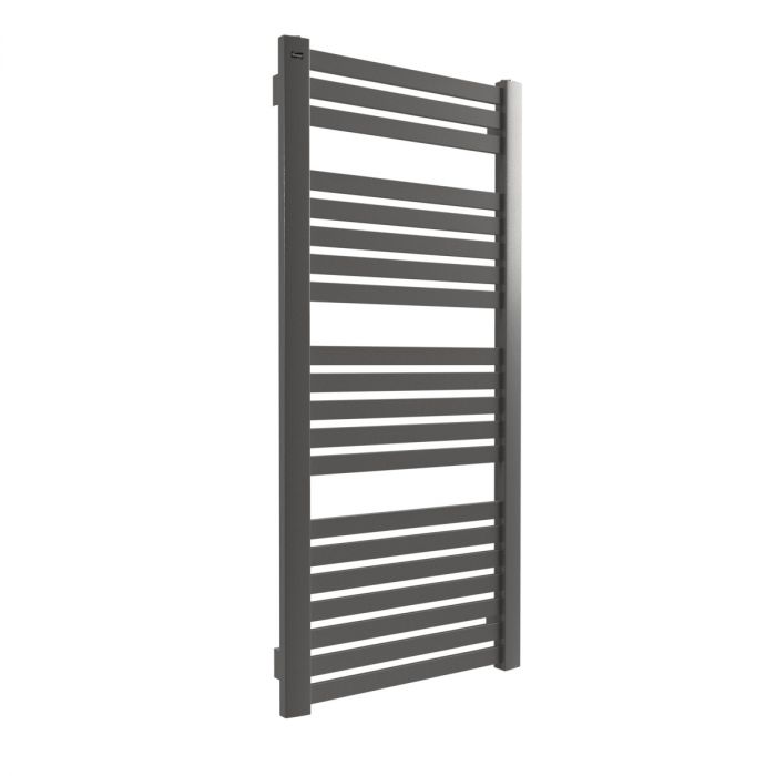 Grzejnik pionowy prosty Nadir DR AD-DR 95/55 447 W 945x 565 x 66 mm 20 srebrny ciemny przyłącze dolne 11 | 10130111201120