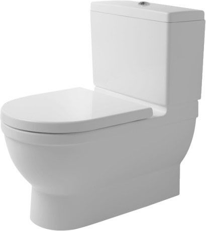 Miska toaletowa ceramiczna DURAVIT Starck 3 Big Toilet bez spłuczki 42 x 73.5 x 80.5 cm biały alpin | 2104090000