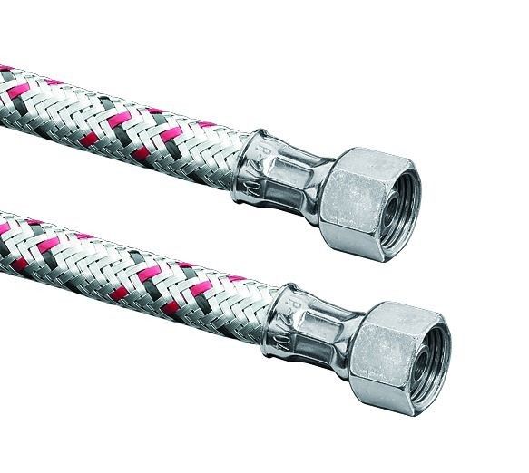 Przewody stalowe giętkie wg DIN-EN-ISO 6806 (DIN 4798) 1500 mm GW x GW 3/8"