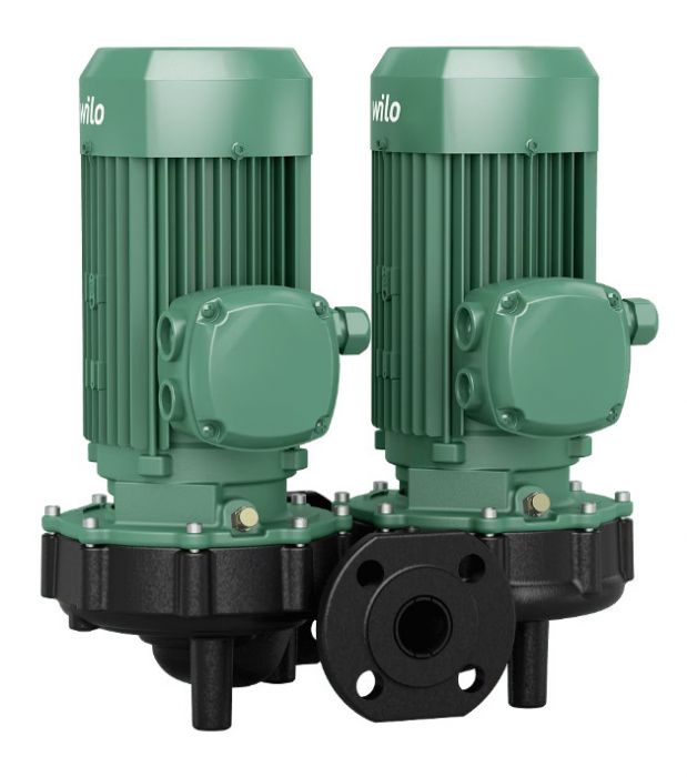 Pompa obiegowa bezdławicowa z przyłączem kołnierzowym WILO VeroTwin-DPL 65/155-7,5/2 DN65, długość montażowa 340 mm 7.5 kW | 2121267