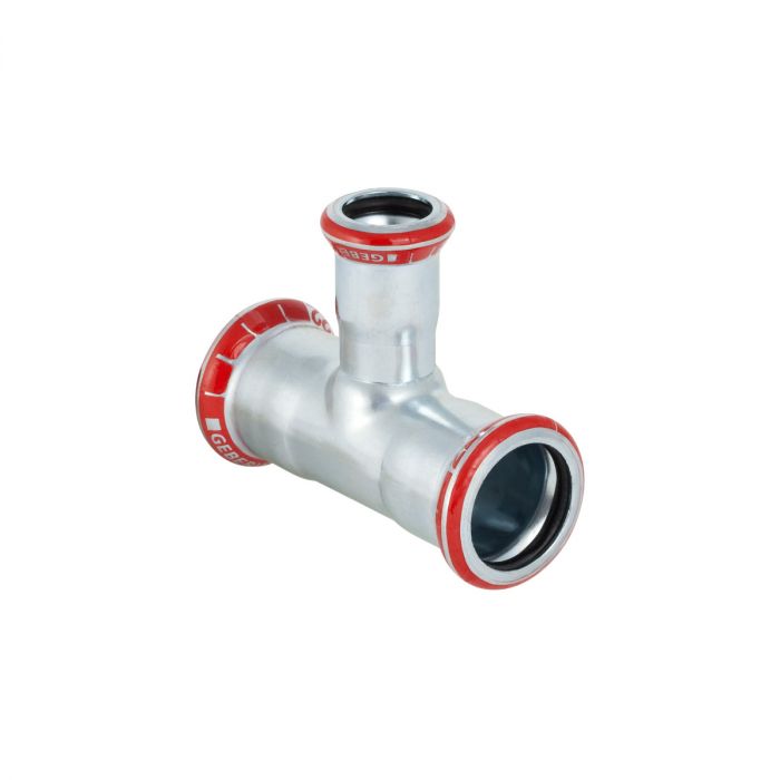 Trójnik redukcyjny stal niestopowa ocynk 42 x 35 x 42 mm Mapress C-Stahl