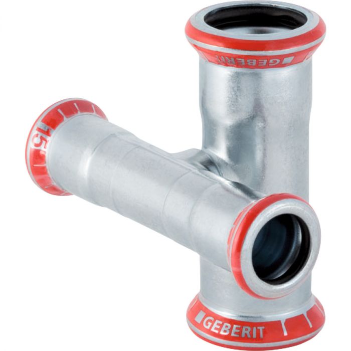 Czwórnik 90° stal niestopowa 28 x 22 mm Mapress C-Stahl
