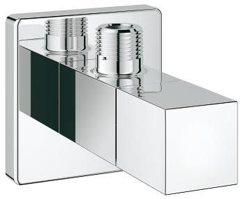 Zawór kątowy GROHE Eurocube przyłącze ścienne 1/2", gwint zewnętrzny 3/8" chrom | 22012000