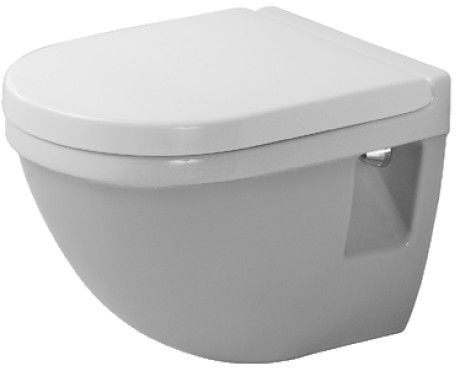 Starck 3 Compact miska toaletowa lejowa, wisząca, 360 x 485 mm biały 6 l spłukiwanie