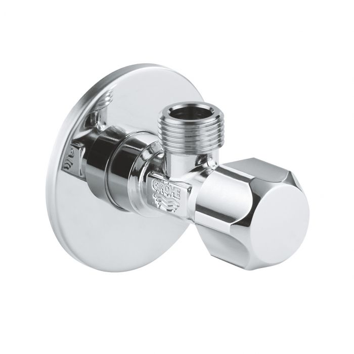 Zawór kątowy 1/2"x1/2" GROHE chrom | 22032000