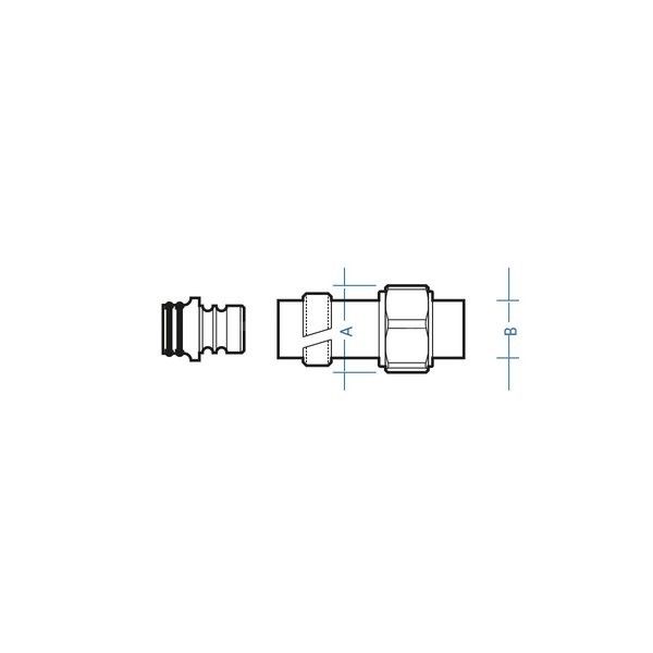 Adapter niklowany PEX GORGIEL 16x2x3/4  | 2207011121