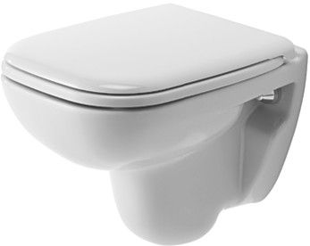 D-Code Compact miska toaletowa lejowa, wisząca, 350 x 480 mm biały 6 l spłukiwanie