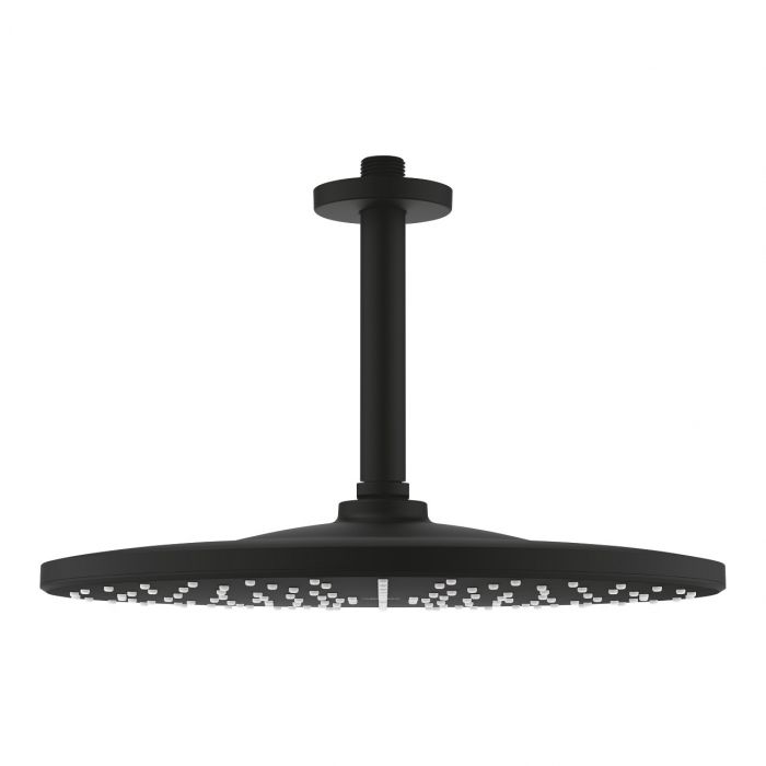 Deszczownica 1-strumieniowa przepust stropowy Rainshower 142 mm, d310 mm GROHE Rainshower 310 Mono phantom black | 22122KF0