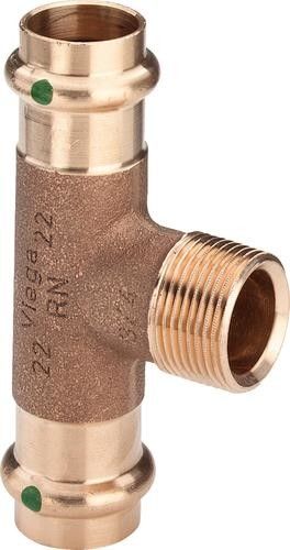 Trójnik z brązu GZ 42 mm x 3/4" x 42 mm Sanpress 2217.1