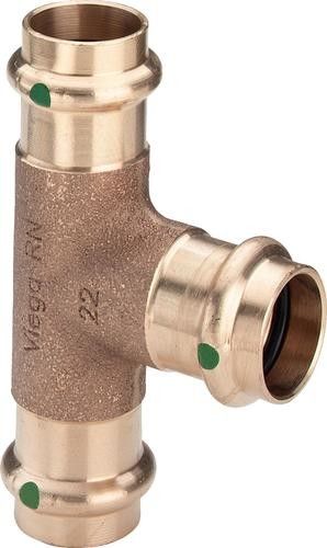 Trójnik redukcyjny z brązu 12 x 15 x 12 mm Sanpress 2218