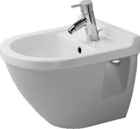 Bidet ceramiczny DURAVIT Starck 3 wiszący Compact 36.5 x 48 cm biały alpin | 22311500001