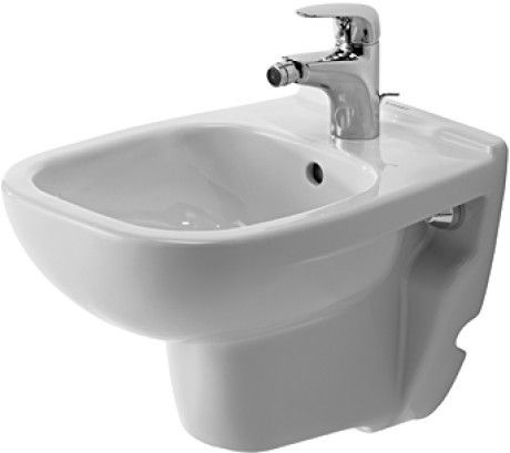 Bidet ceramiczny DURAVIT D-Code wiszący 35.5 x 40 x 54.5 cm biały alpin | 22571500002