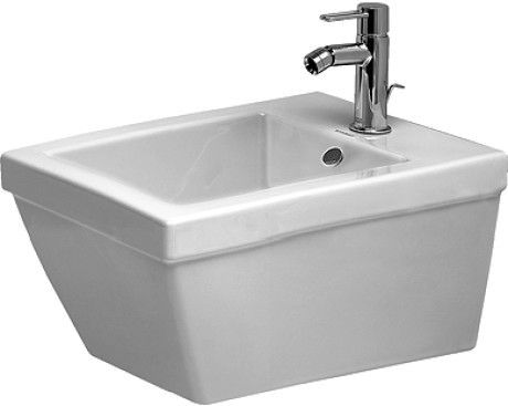 Bidet DURAVIT 2nd floor wiszący mocowanie Durafix w komplecie 37 x 54 cm biały alpin | 2254150000