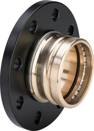 Przejście kołnierzowe z brązu przyłącze zaprasowywane DN 80 d88,9 mm Sanpress XL 2259.5XL na 8 otworów PN10/16