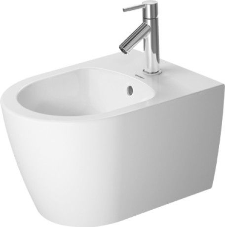 Bidet ceramiczny DURAVIT Me by Starck wiszący Compact 37 x 48 cm biały alpin | 2290150000