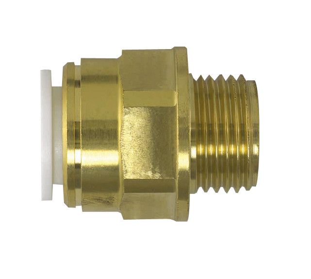 Zaślepka mosiądz prosta gwint walcowy GZ 22 mm x 3/4"