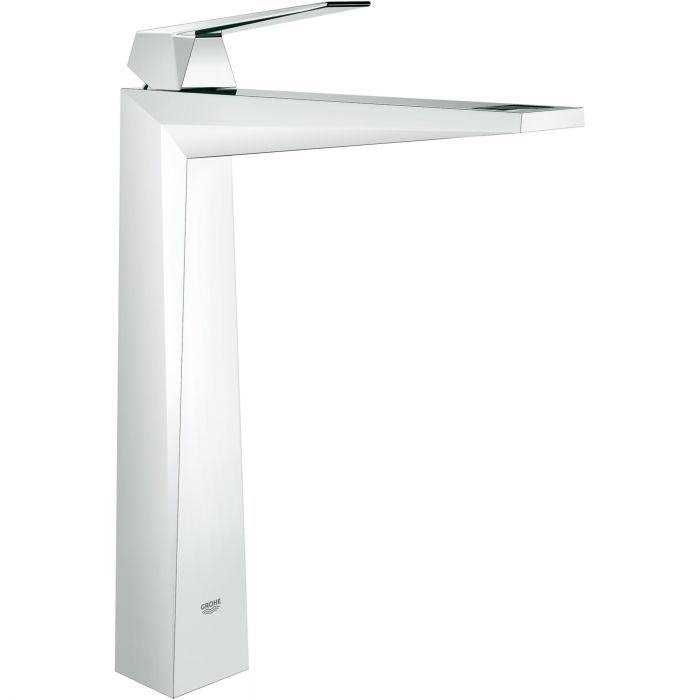 Bateria umywalkowa stojąca GROHE POLSKA Allure Brilliant 1-uchwytowa 1-otworowa do umywalek wolnostojących mosiężna DN 15 chrom z wylewką ze zintegrowanym perlatorem  | 23114000