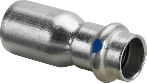 Złączka redukcyjna z SC-Contur, labs-frei (odtłuszczone) ze stali nierdzewnej końcówka wsuwana 28 x 22 mm Sanpress Inox 2315.1LF