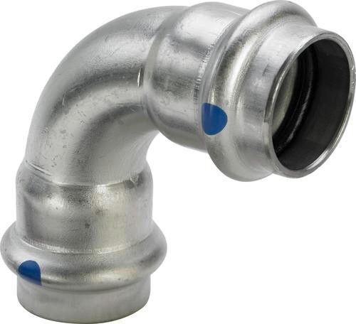 Łuk 90 st., labs-frei (odtłuszczone) ze stali nierdzewnej 35 mm Sanpress Inox 2316LF