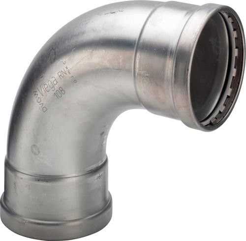 Łuk 90° ze stali nierdzewnej 88,9 mm Sanpress Inox 2316XL