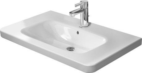 Umywalka DURAVIT DuraStyle meblowa prostokątny z otworem bez przelewu 800 x 480 x 170 mm biały alpin | 2320800044