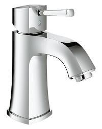 Bateria umywalkowa stojąca GROHE Grandera 1-uchwytowa 1-otworowa mosiężna DN 15 chrom | 23310000