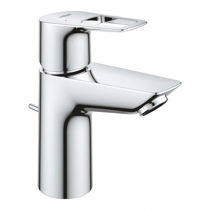 Bateria umywalkowa stojąca GROHE BauLoop 1-uchwytowa 1-otworowa mosiężna DN 15 chrom | 23335001