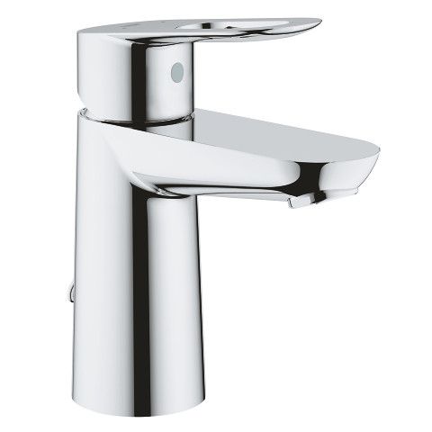 Bateria umywalkowa stojąca GROHE BauLoop 1-uchwytowa 1-otworowa mosiężna DN 15 chrom | 23336000