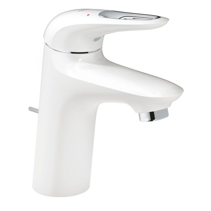 Bateria umywalkowa stojąca GROHE Eurostyle 1-uchwytowa 1-otworowa moon white/chrom  | 23374LS3