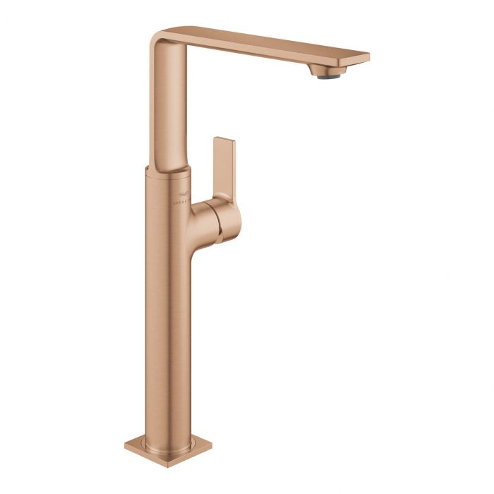 Bateria umywalkowa stojąca GROHE Allure 1-uchwytowa 1-otworowa do umywalek wolnostojących brushed warm sunset z obrotową wylewką | 23403DL1