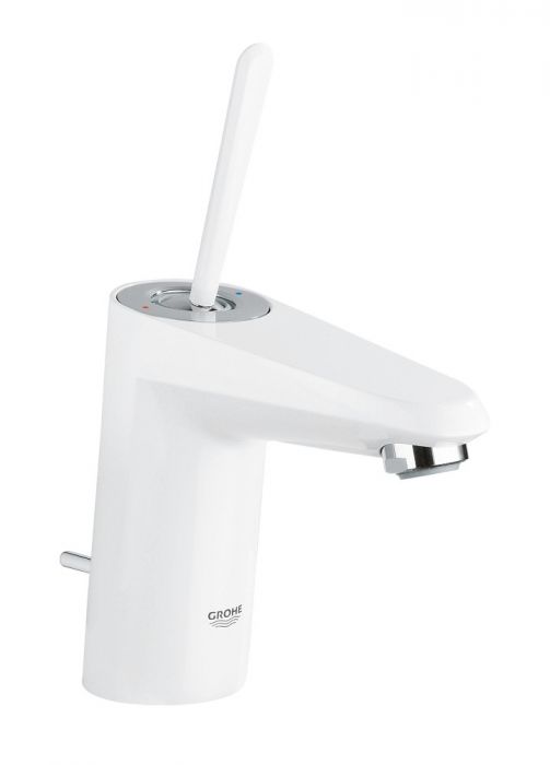 Bateria umywalkowa sztorcowa GROHE Eurodisc Joy 1-uchwytowa 1-otworowa mosiężna DN 15 moon white/chrom | 23425LS0