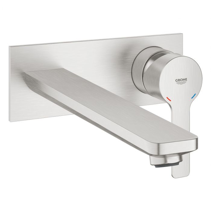 Element natynkowy do montażu z elementem podtynkowym 23571000 GROHE Lineare 1-uchwytowa 2-otworowa do baterii umywalkowej podtynkowej stal nierdzewna | 23444DC1