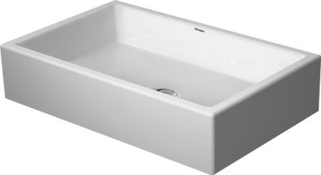 Umywalka ceramiczna DURAVIT Vero Air nablatowa bez otworu bez przelewu 600 x 380 x 145 mm bez powłoki | 2351600000