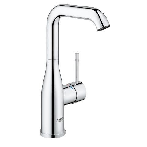 Bateria umywalkowa stojąca GROHE Essence 1-uchwytowa 1-otworowa mosiężna DN 15 chrom z obrotową wylewką z perlatorem | 23541001
