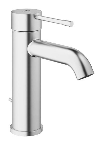 Bateria umywalkowa stojąca GROHE Essence 1-uchwytowa 1-otworowa mosiężna stal nierdzewna  | 23589DC1