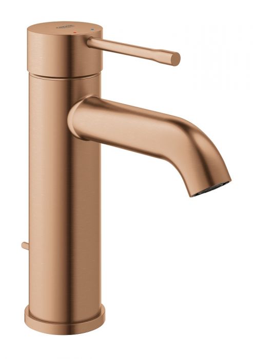 Bateria umywalkowa stojąca GROHE Essence 1-uchwytowa 1-otworowa mosiężna brushed warm sunset  | 23589DL1