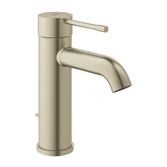 Bateria umywalkowa stojąca GROHE Essence 1-uchwytowa 1-otworowa mosiężna brushed nickel | 23589EN1