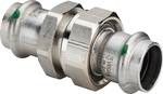 Dwuzłączka ze stali nierdzewnej uszczelnienie płaskie 35 mm Sanpress Inox 2360