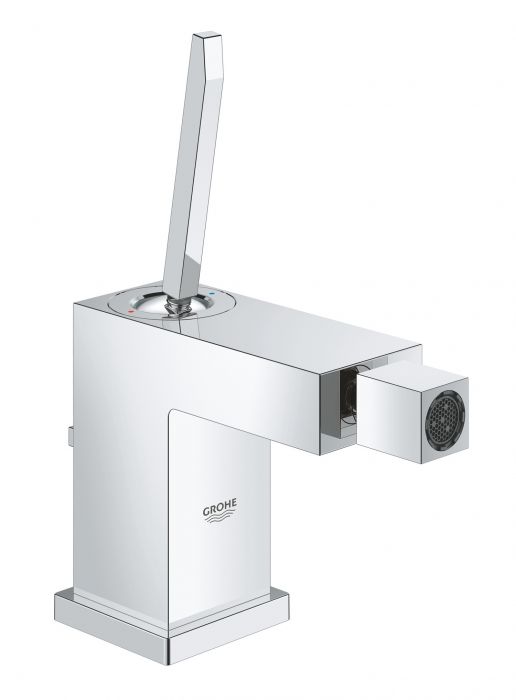 Bateria bidetowa stojąca GROHE Eurocube Joy 1-uchwytowa 1-otworowa mosiężna DN 15 chrom | 23664000