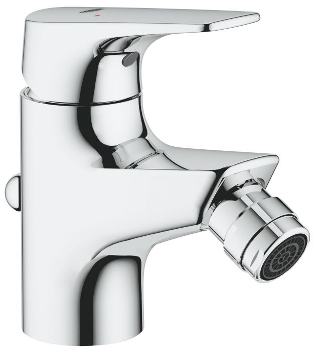 Bateria bidetowa stojąca GROHE BauFlow 1-uchwytowa 1-otworowa mosiężna chrom | 23754000