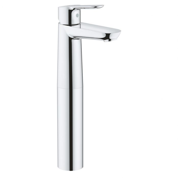 Bateria umywalkowa stojąca GROHE BauEdge 1-uchwytowa 1-otworowa do umywalek wolnostojących mosiężna DN 15 chrom | 23761000