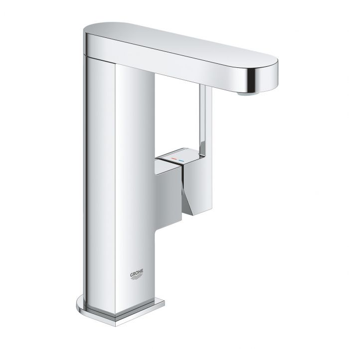 Bateria umywalkowa stojąca GROHE Plus 1-uchwytowa 1-otworowa DN 15 chrom z obrotową wylewką z giętkimi wężami przyłączeniowymi | 23872003