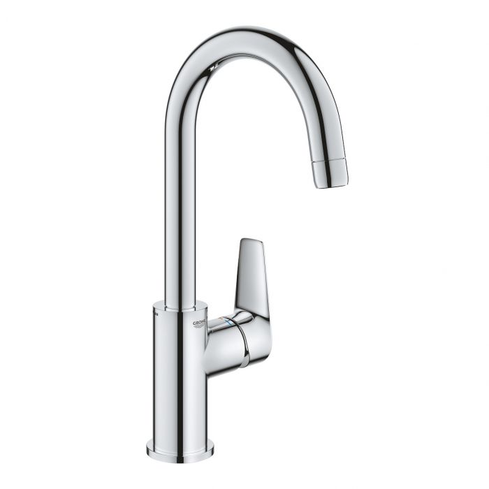 Bateria umywalkowa stojąca GROHE BauEdge 1-uchwytowa 1-otworowa DN 15 chrom | 23911001