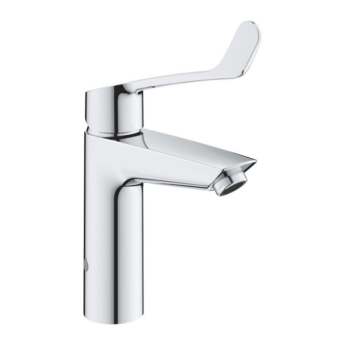 Bateria umywalkowa stojąca GROHE Eurosmart 1-uchwytowa 1-otworowa chrom w zestawie klucz umożliwiający uruchomienie dezynfekcji termicznej | 23985003