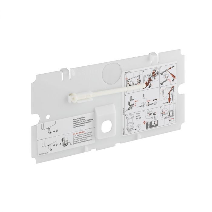 Płytka do spłuczki podtynkowej Twinline 12 cm ochronna GEBERIT UP130 | 240073001