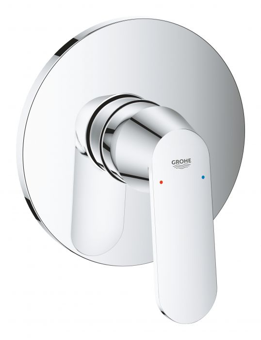 Element natynkowy do montażu gotowego z Rapido SmartBox 35600000 GROHE Eurosmart Cosmopolitan 1-uchwytowa 1-otworowa do baterii prysznicowej podtynkowej chrom  | 24044000
