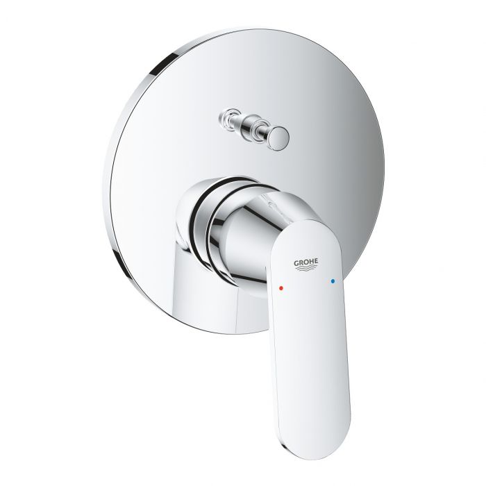 Element natynkowy do montażu gotowego z Rapido SmartBox 35600000 GROHE Eurosmart Cosmopolitan 1-uchwytowa do baterii wannowej podtynkowej chrom | 24045000