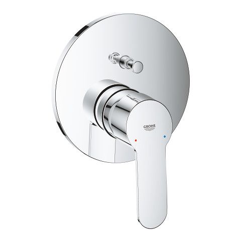 Element natynkowy do montażu gotowego z Rapido SmartBox 35600000 GROHE Eurostyle Cosmopolitan 1-uchwytowa do baterii wannowej podtynkowej metalowy chrom  | 24052002