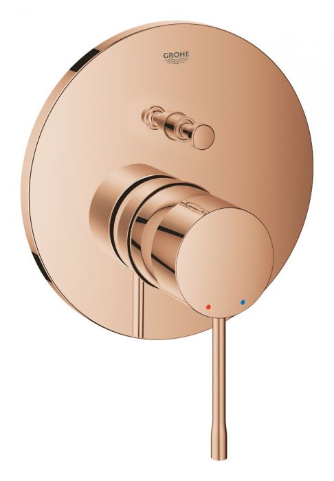Element natynkowy do montażu gotowego z Rapido SmartBox (35600000) GROHE Essence 1-uchwytowa do baterii wannowej podtynkowej warm sunset | 24058DA1