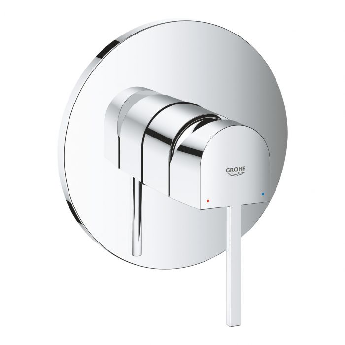 Element natynkowy do skompletowania z elementem podtynkowym (35600000) GROHE Plus 1-uchwytowa do baterii prysznicowej podtynkowej chrom | 24059003